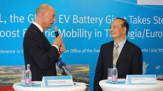 CATL, gigante chino de las baterías, instala una planta en Alemania