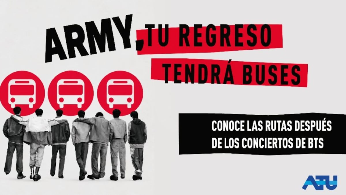 BTS en San Marcos: ATU habilitará más de 80 buses para el retorno tras los conciertos