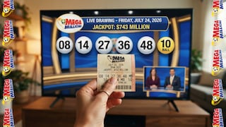 Números ganadores del Mega Millions del 24 de julio 2026: mira los resultados del sorteo con jackpot de $743 millones en EE.UU.