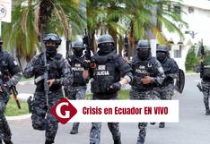 Crisis en Ecuador EN VIVO: Toma de sede de TV, ingreso a la universidad de Guayaquil y otros sucesos