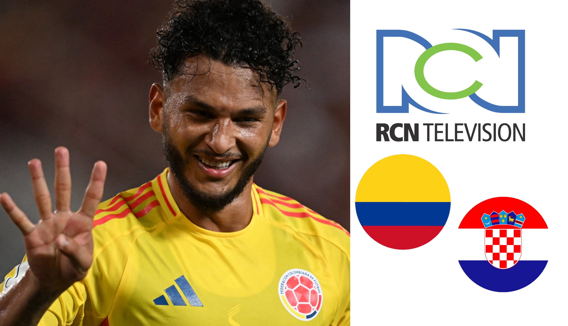 Transmisión del Canal RCN EN VIVO para ver la señal de Colombia vs. Croacia en directo, este jueves 26 de marzo, por amistoso al Mundial 2026. (Foto: AFP / Imagen creada por Gestión Mix)