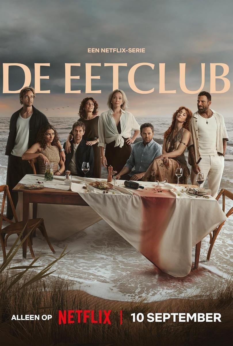 El póster de "El club gastronómico", serie holandesa que explora géneros como el suspenso y el drama a lo largo de su trama (Foto: Four One Media / Netflix)