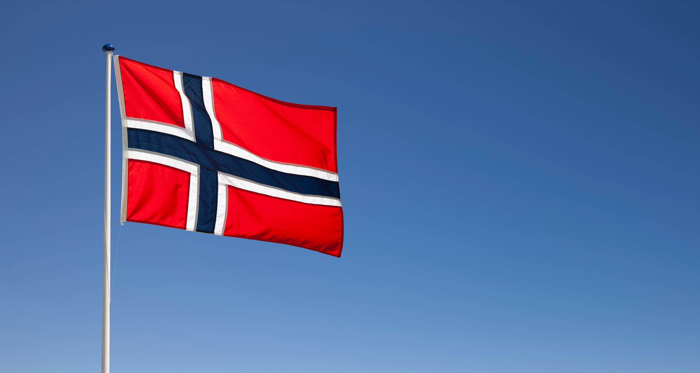 Bandera de Noruega. Foto: ¡Stock.