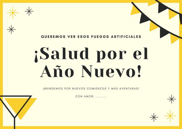 Tarjetas de Año Nuevo 2025 para compartir momentos especiales