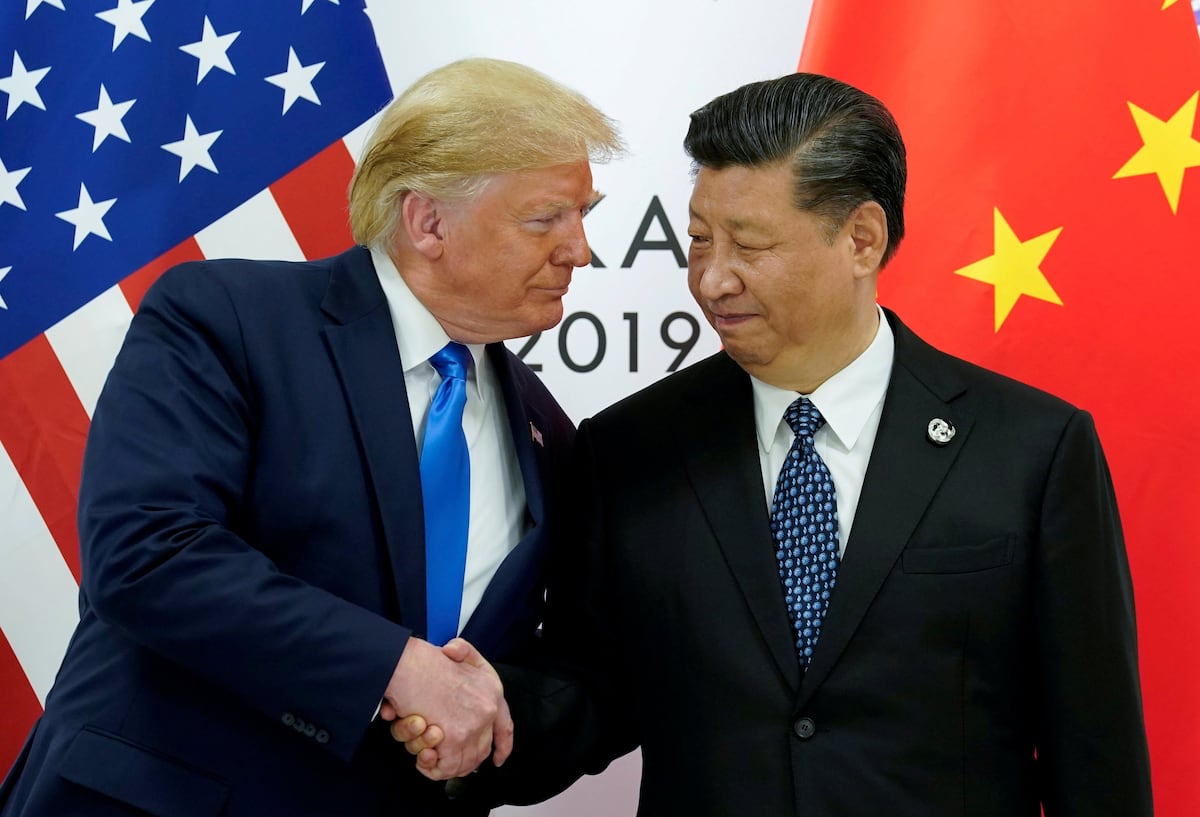 Donald Trump y Xi Jinping.