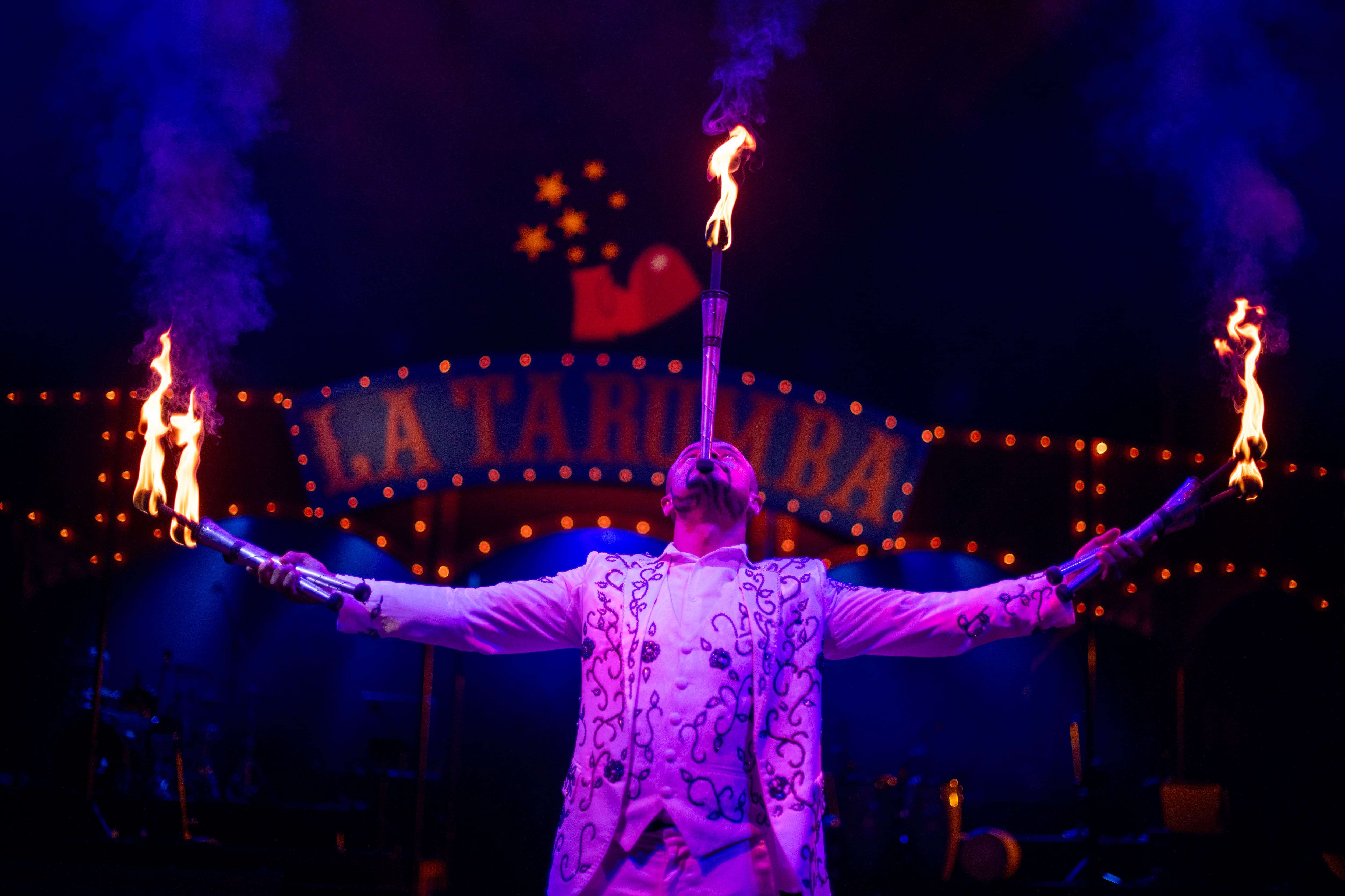 Los días de mayor asistencia en La tarumba son los sábados, donde se cuentan con tres funciones.