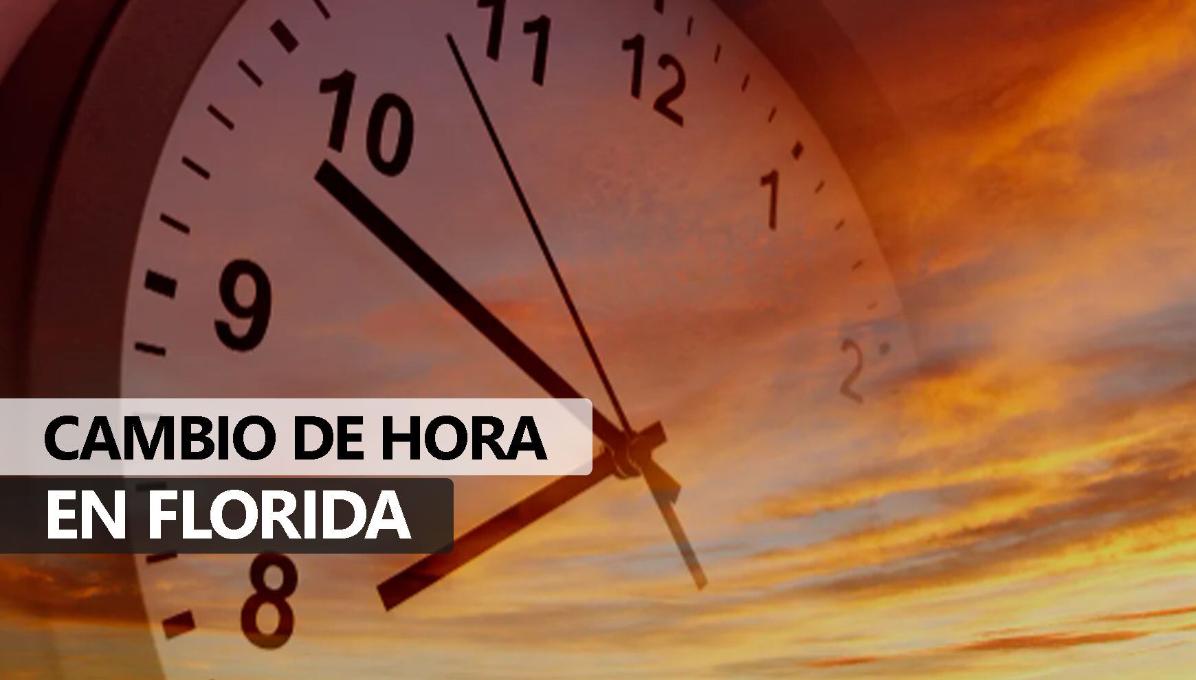 Dos veces al año, los habitantes de Florida experimentan un cambio en sus relojes debido al horario de verano (DST). (Foto: Pexels)