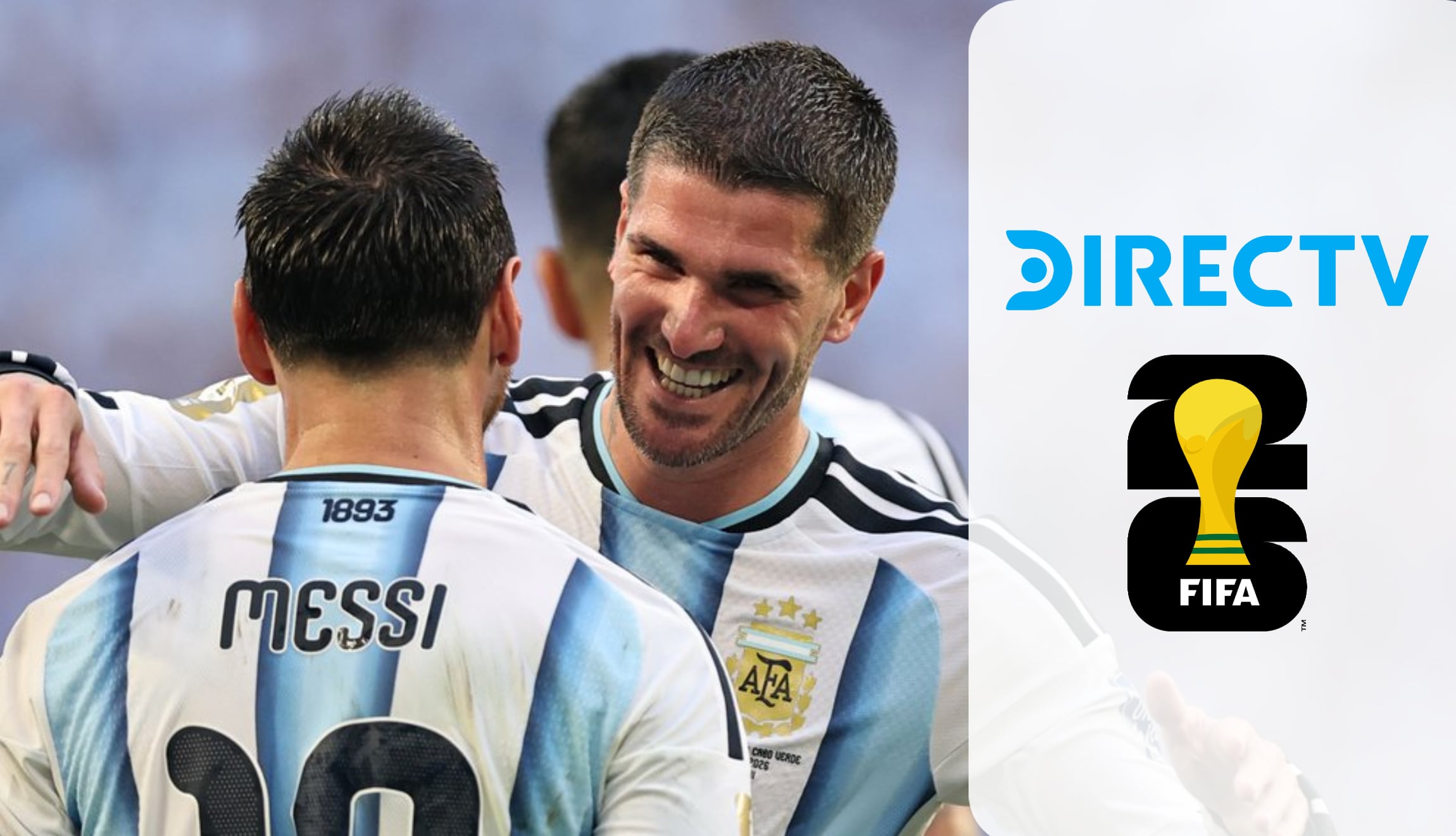 Señal de DIRECTV para ver el partido de Argentina vs. Egipto EN DIRECTO, este martes 7 de julio, por los octavos de final del Mundial 2026, desde el Mercedes Benz Stadium de Atlanta. (Foto: Imagen creada por Gestión Mix / @Argentina)