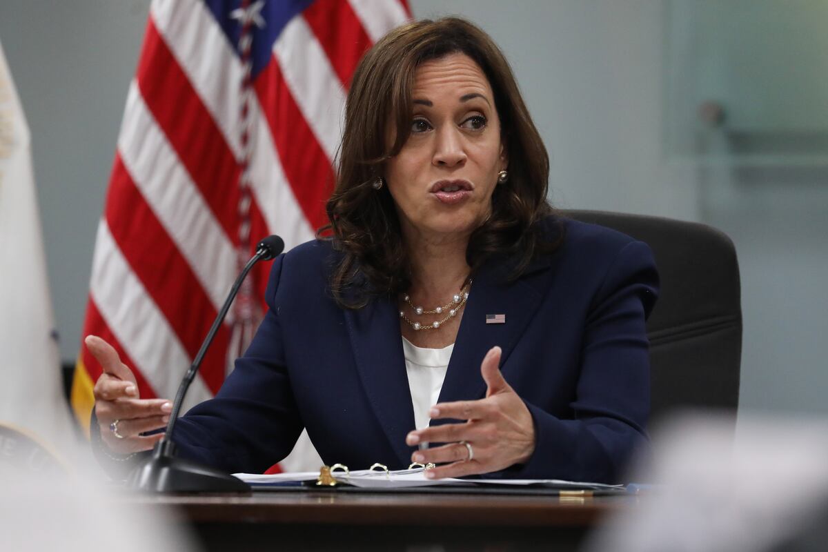 La vicepresidenta de Estados Unidos, Kamala Harris, asistió este martes a una de las reuniones de la Cumbre de las Américas. EFE