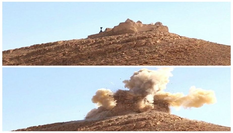 El Estado Islámico destruyó ruinas arqueológicas en Palmira.