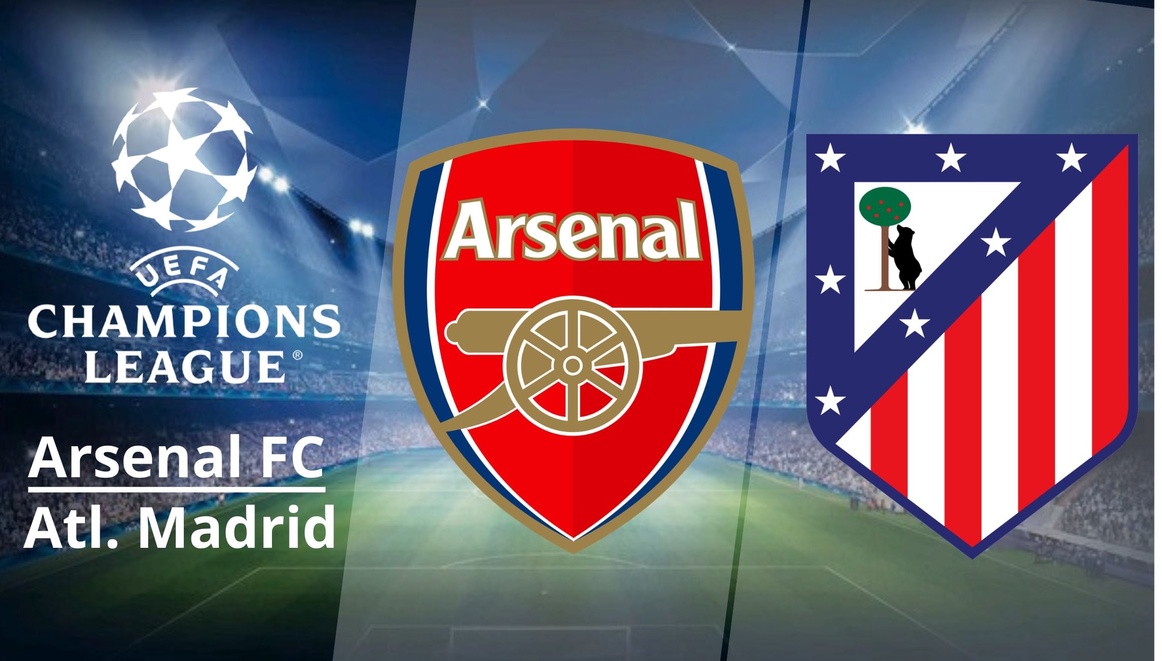 Conoce los canales TV abierta, cable y streaming online para ver Arsenal-Atlético en vivo este 5 de mayo por la semifinal de vuelta de la UEFA Champions League. (Foto: Composición Mag)