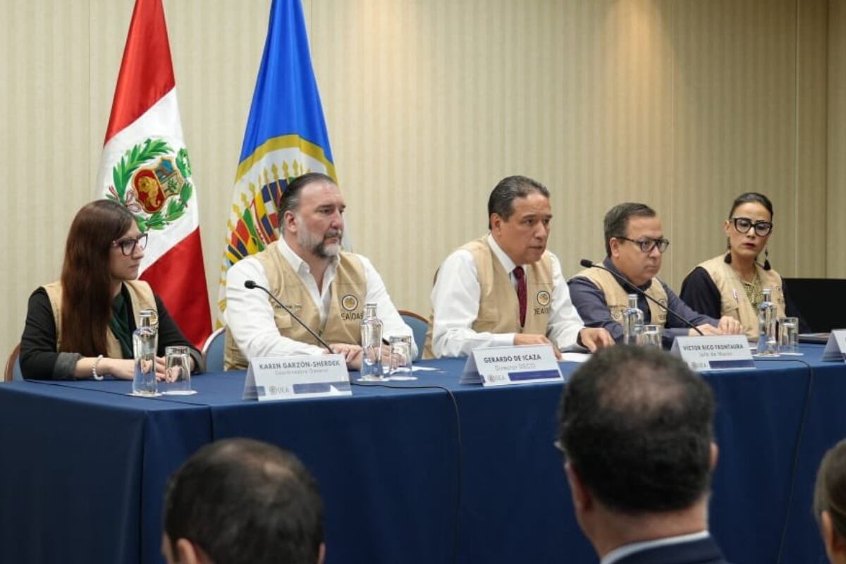OEA pide a autoridades electorales de Perú implementar resultados preliminares. (Foto: X/OEA)