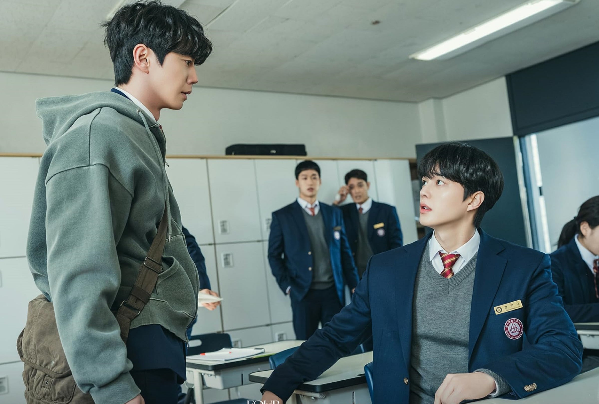 Lee Jun Young (Jun) como Choi Jeong-yo y Song Kang como Kang Bi-o en la serie coreana "Cuatro manos, dos sonatas" (Foto: Studio Dragon/ Netflix)