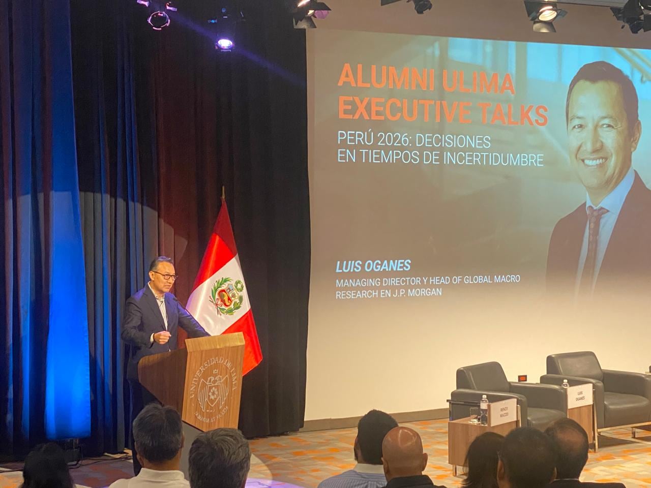 Luis Oganes, JP Morgan. Foto: Diario Gestión