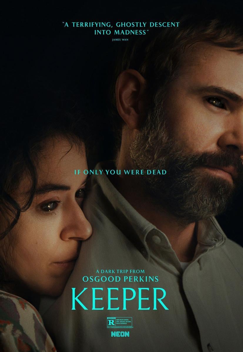 El póster de "Keeper", película del director Osgood Perkins que se desarrolla a lo largo de 99 minutos de metraje (Foto: Wayward Entertainment / Big Rodeo Films / Oddfellows Pictures)