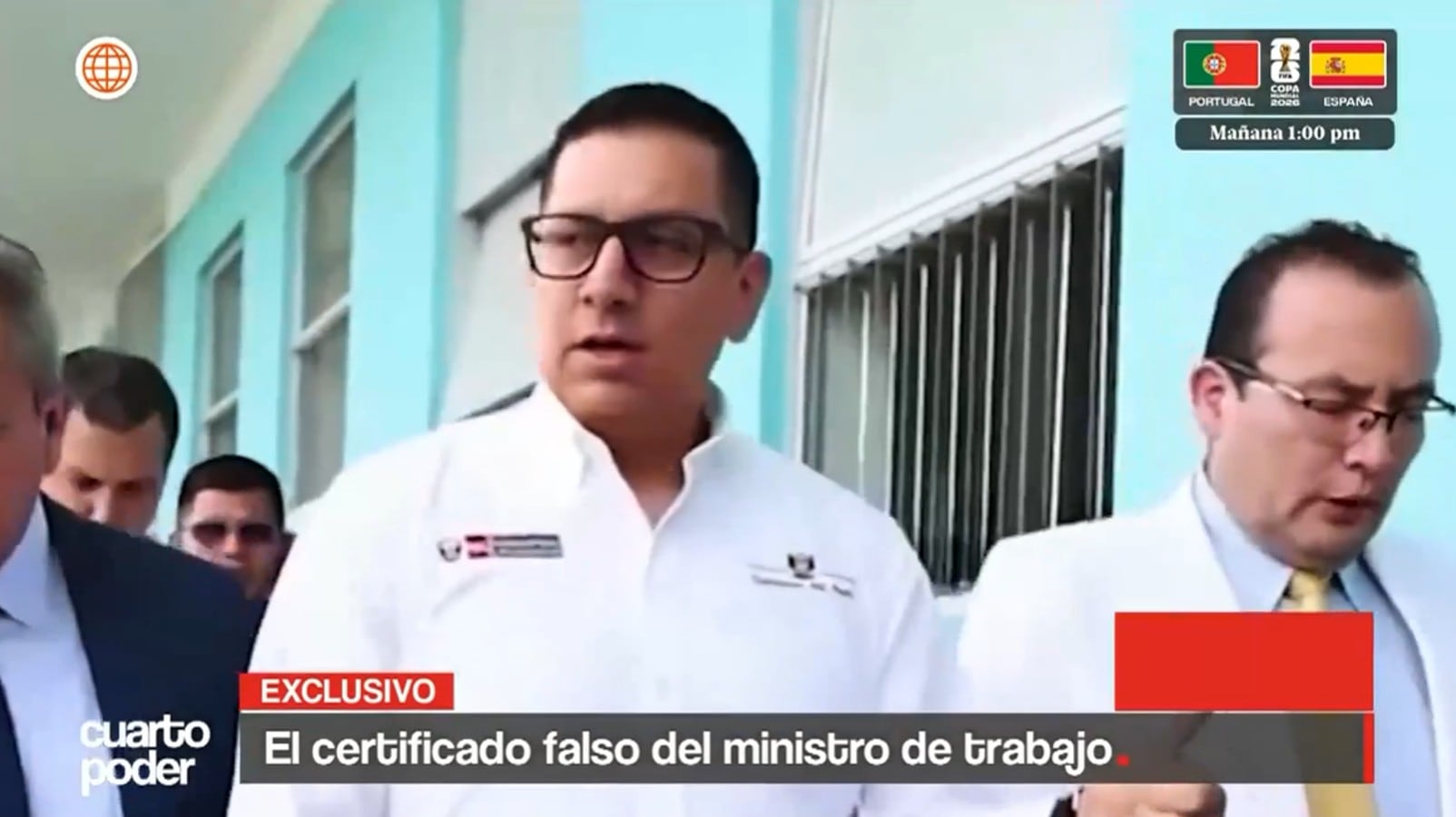 Ministro de Trabajo fue denunciado por presunto uso de documento falso para ser contratado en el Estado. Foto: Cuarto Poder