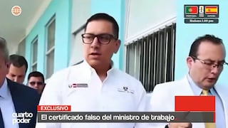Ministro de Trabajo habría usado documento falso para ser contratado en el Estado