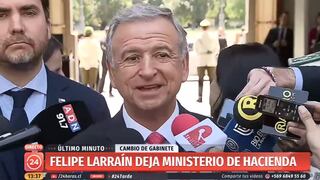 Chile: Exministro Felipe Larraín dice que no supieron entender qué estaba pasando 