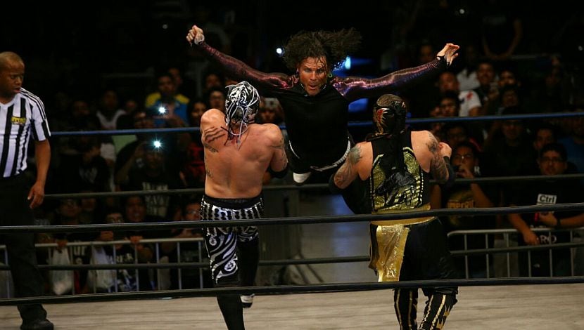 Los Hardy Boyz fueron una de las grandes atracciones de Imperio Lucha. Unos días después de pelear en Perú, regresaron a WWE. (Foto: El Comercio)
