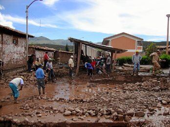 Huaico en Huánuco deja decenas de familias damnificadas. Foto: Difusión.