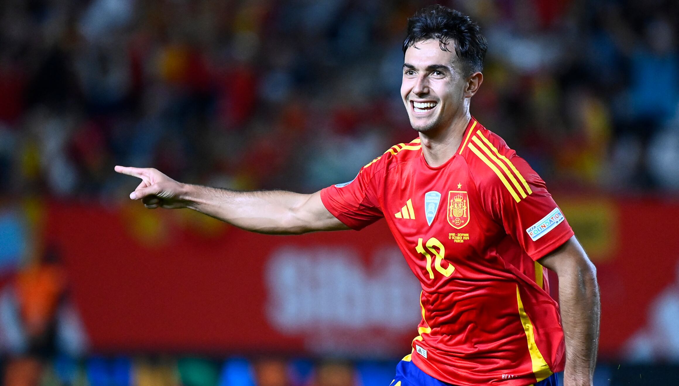 Triunfo de España que sigue como líder de su grupo tras vencer a Dinamarca 1-0 en la UEFA Nations League. (Foto: AFP)