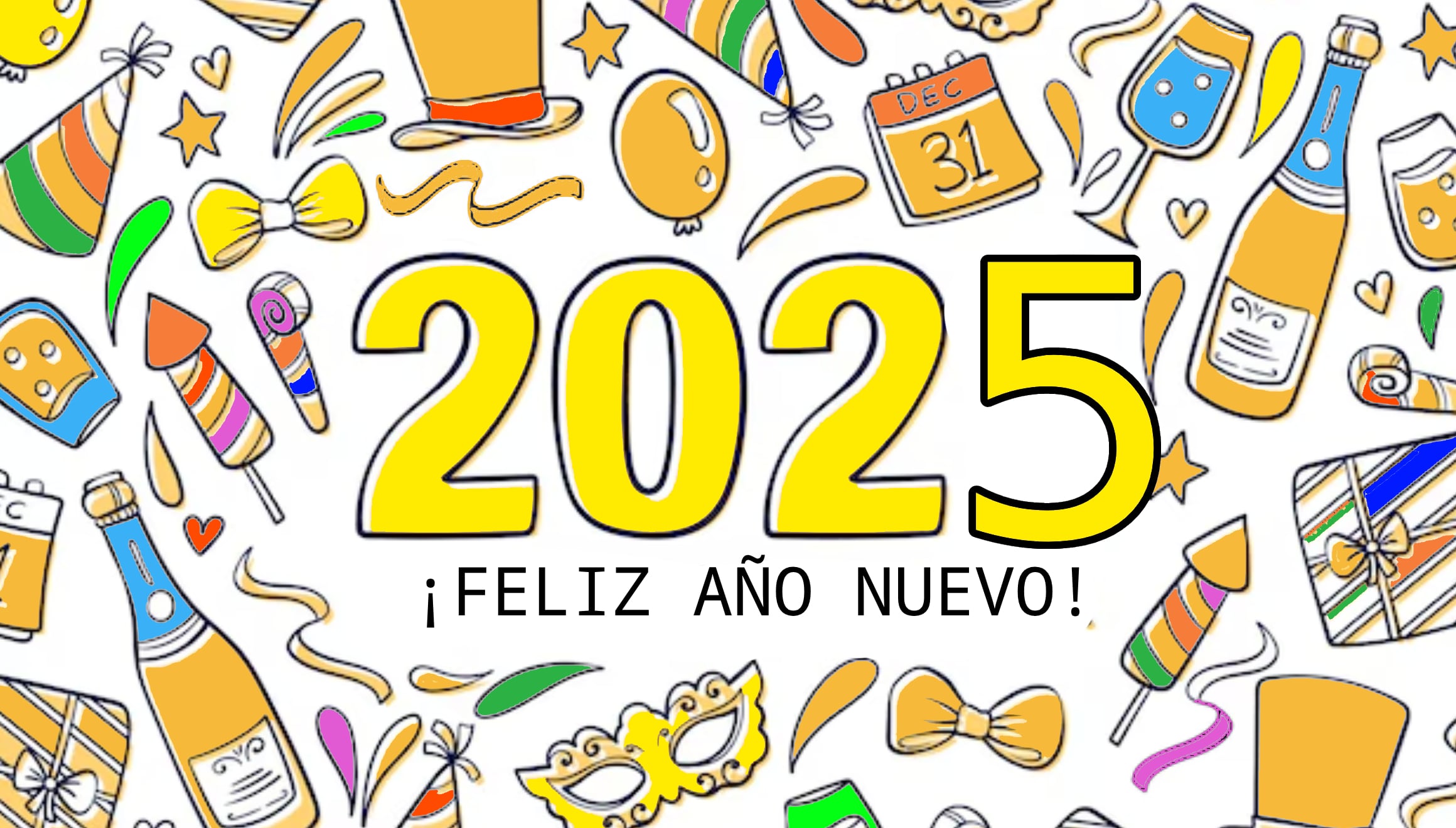 Te comparto una lista de imágenes del Año Nuevo 2025, con mensajes y frases bonitas, colocar en tus estados de Instagram y WhatsApp (Foto: Canva.com)