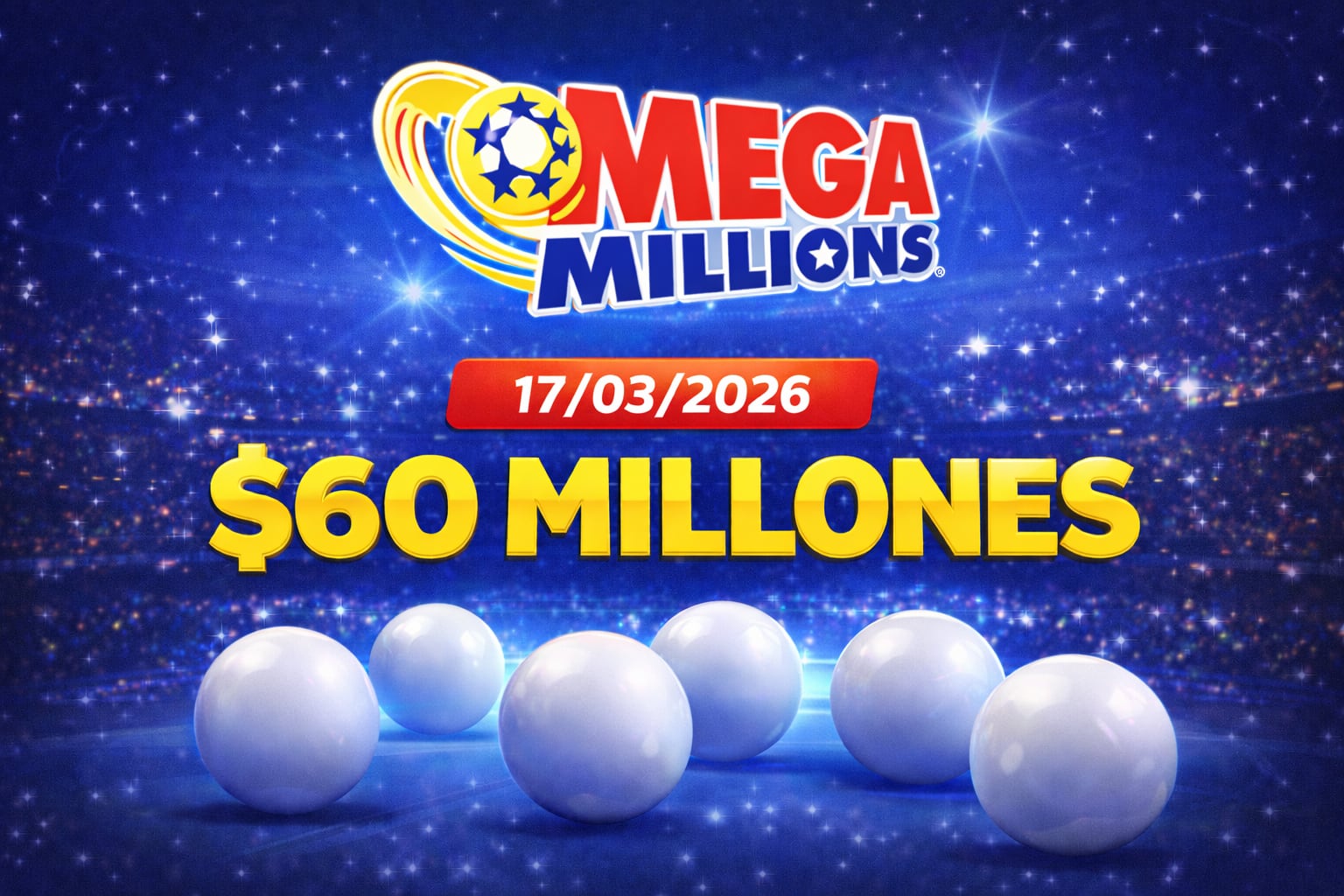 Revisa el Mega Millions del martes 17 de febrero de 2026 y conoce si obtuviste algún premio / Imagen realizada por Gestión con apoyo de la IA Gemini