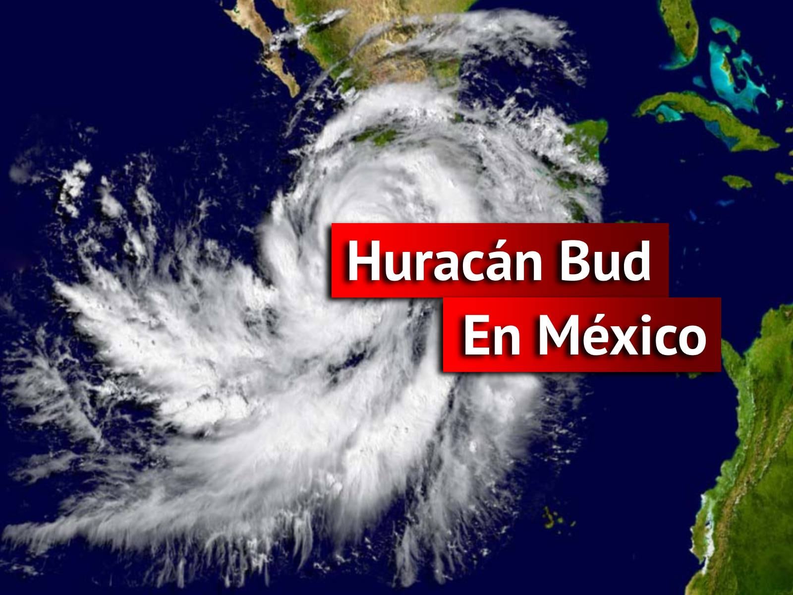 El Servicio Meteorológico Nacional advierte sobre un nuevo huracán, denominado Bud, que podría afectar entidades federativas (Foto: Composición Mix)