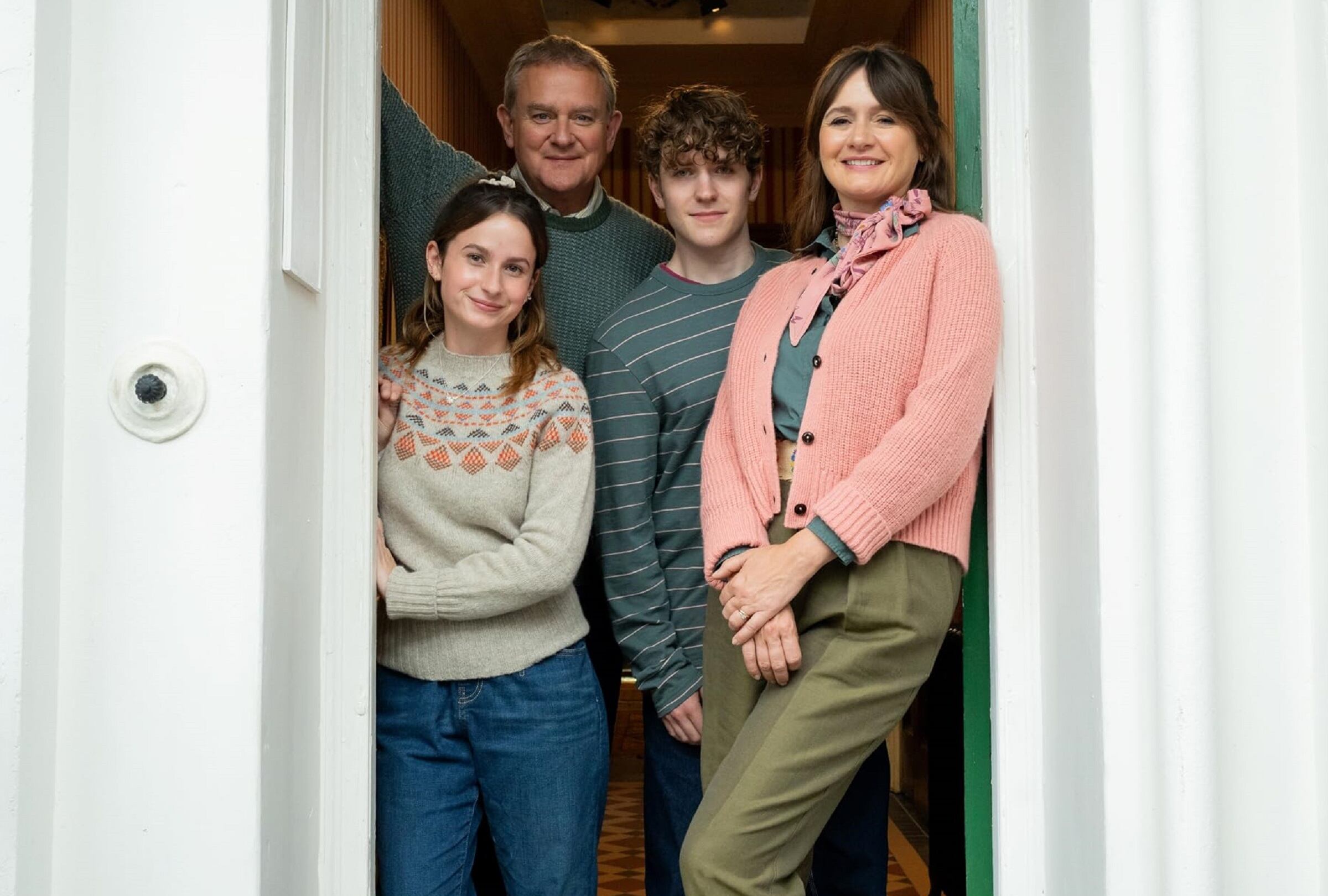Hugh Bonneville, Emily Mortimer, Madeleine Harris y Samuel Joslin en la película "Paddington en Perú" (Foto: StudioCanal)