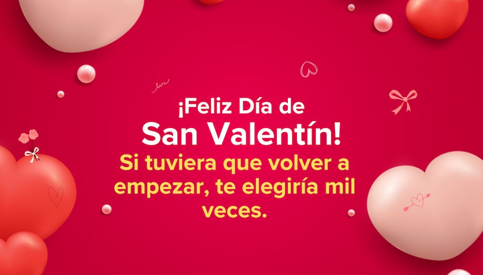 Si tuviera que volver a empezar, te elegiría mil veces. | Crédito: canva.com / Composición Gestión Mix