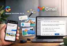 De correo a asistente personal, Google añade nuevas funciones de IA a Gmail