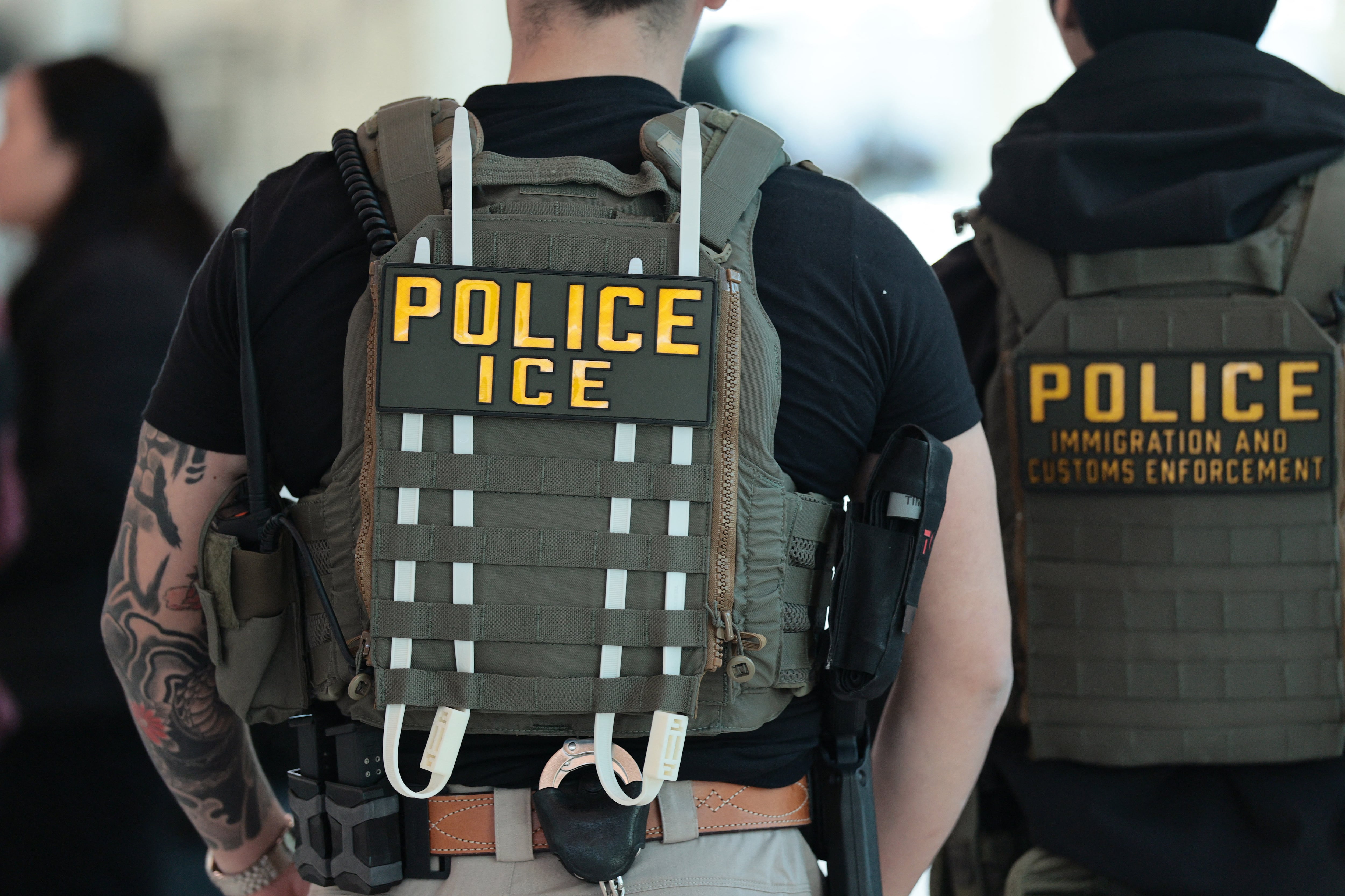 Es una gran posibilidad de que autoridades federales estén en los recintos deportivos estadounidenses donde se disputarán los distintos encuentros del Mundial 2026. (Crédito: Michael M. Santiago / GETTY IMAGES NORTH AMERICA / Getty Images via AFP)