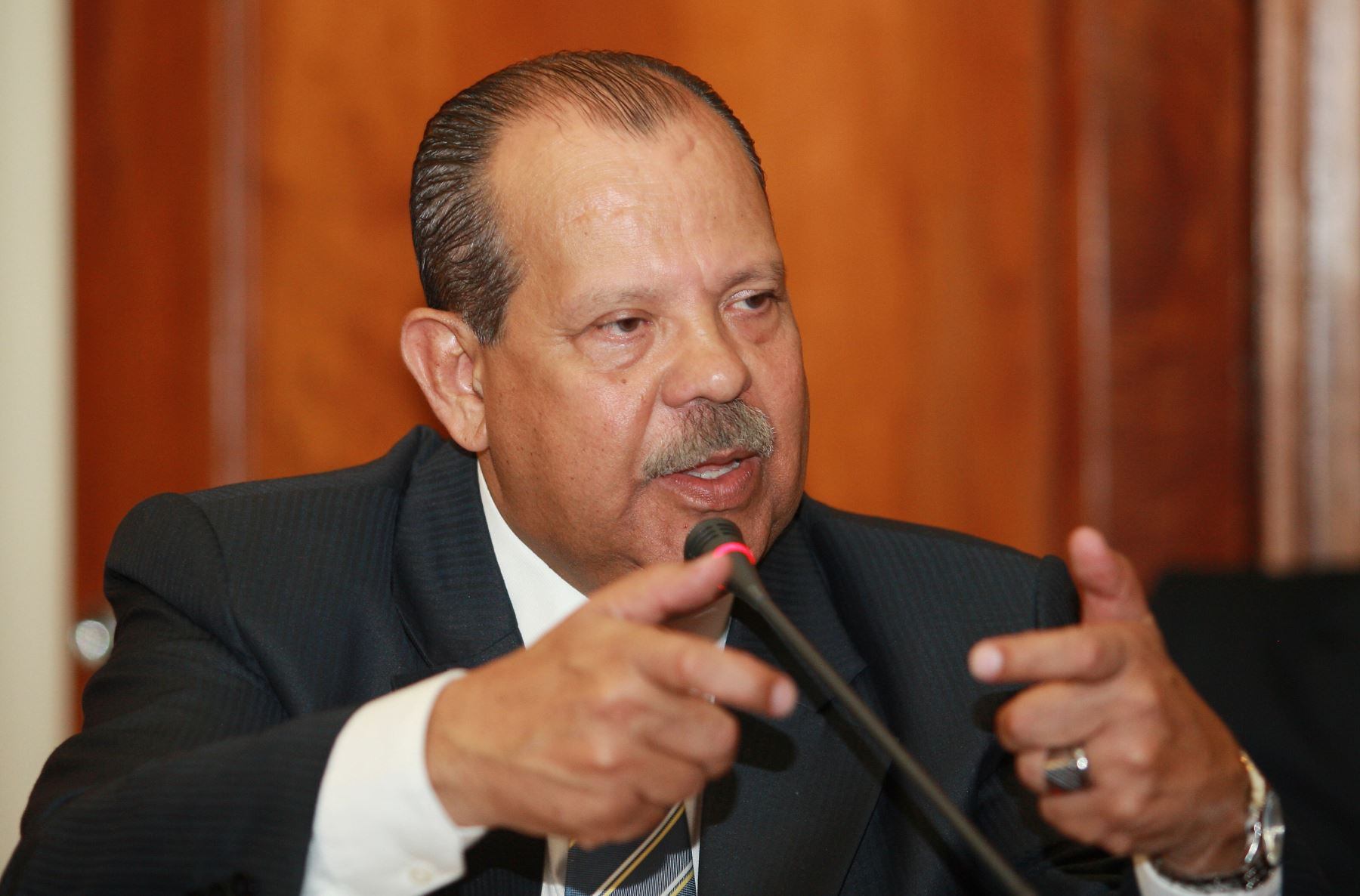 El Ministerio del Interior envió un mensaje por sus redes sociales expresando sus condolencias a los familiares y amigos del exministro Octavio Salazar. Foto: ANDINA/Norman Córdova