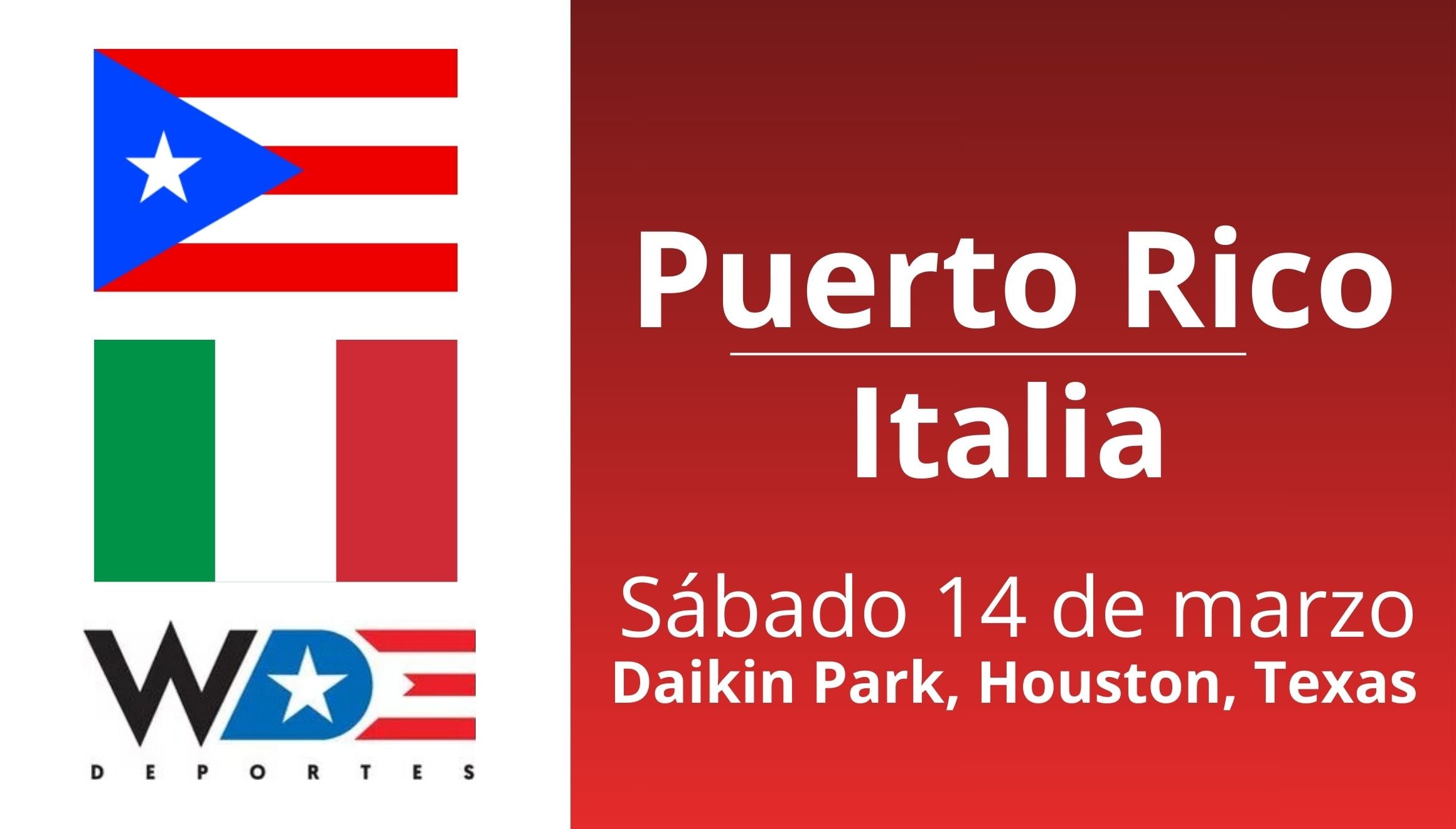 WAPA Deportes transmite para todo el público puertorriqueño el partido Puerto Rico vs. Italia EN VIVO GRATIS por cuartos de final del CMB 2026. (Foto: Composición Gestión Mix)