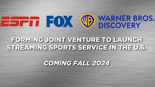 ESPN, Fox y Warner Bros. Discovery anuncian plataforma conjunta de streaming deportivo