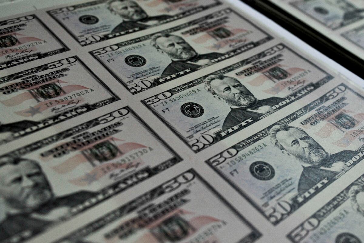 Durante el 2022, la Reserva de los Estados Unidos estableció un récord de emisión de billetes de 50 dólares (Foto: AFP)