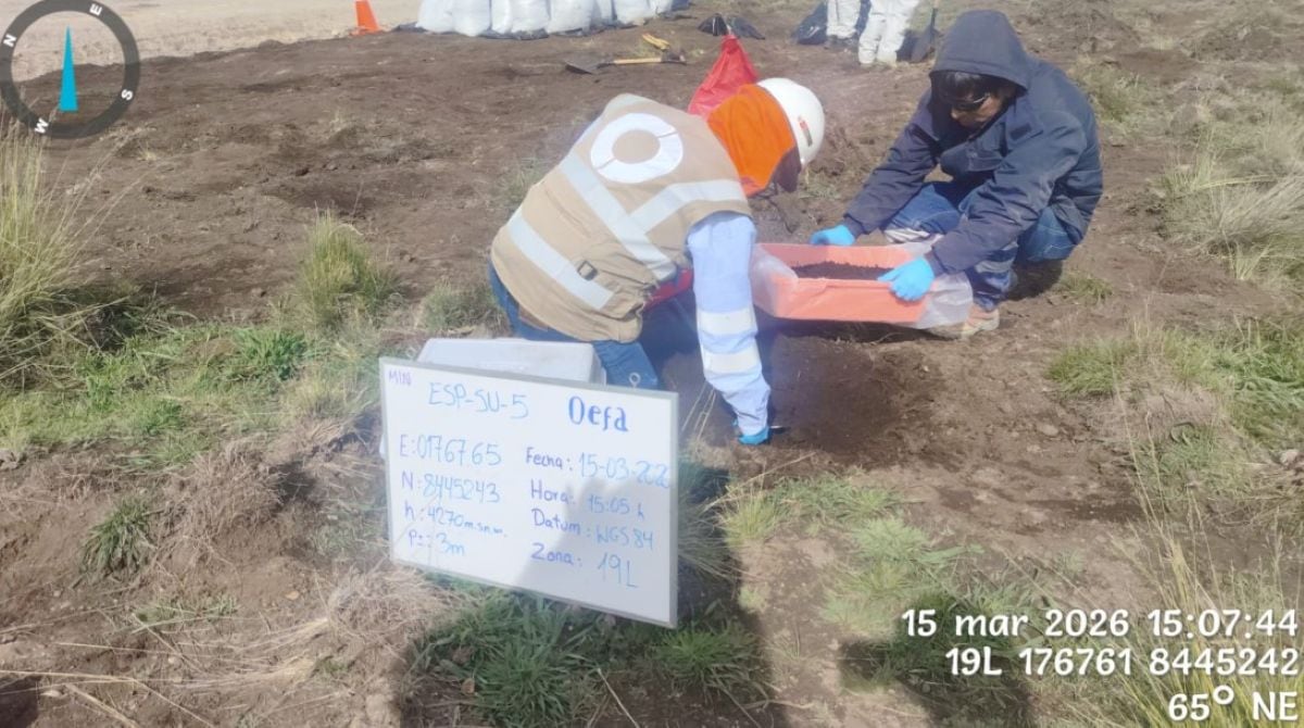 Camión que transportaba concentrado de cobre de Minera Las Bambas se volcó en el tramo Congunya–Pumapuquio, en Cusco; el OEFA informó que la emergencia ambiental fue controlada. Foto: OEFA.