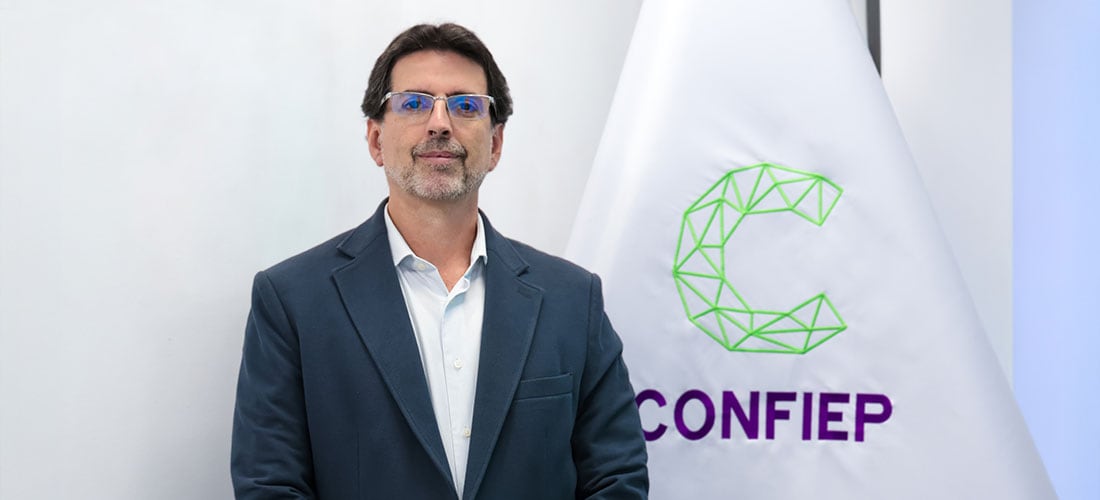 El presidente de la Confiep, Jorge Zapata Ríos. FOTO CONFIEP