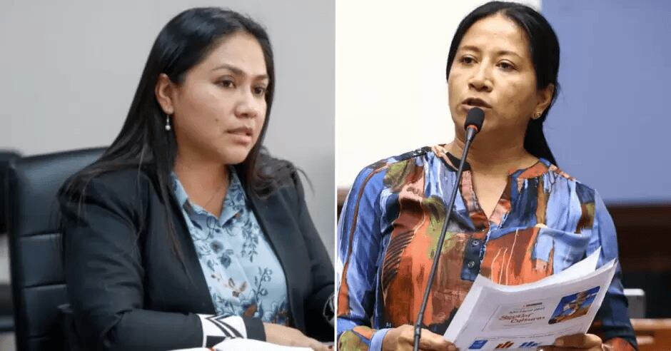Congresistas Rosío Torres y Heidy Juárez (Foto: Difusión).