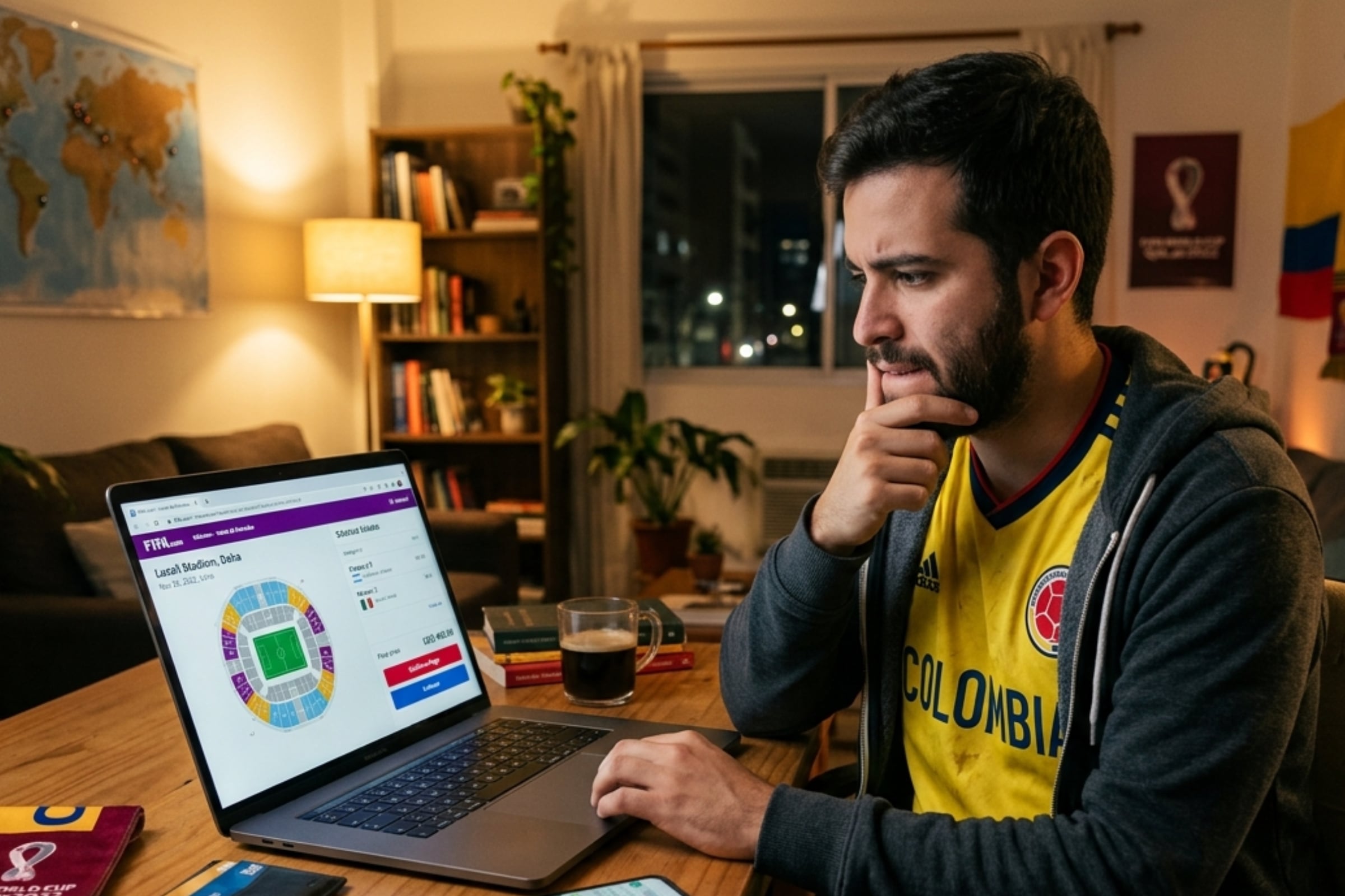 El Departamento del Alguacil de Los Ángeles recomiendo verificar los dominios de los sitios web antes de realizar una compra relacionada a la Copa del Mundo 2026. (Crédito: Imagen creada por Mix Gestión usando Gemini / Imagen referencial no válida legalmente, solo usada con fines educativos)