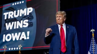 Tras arrasar en Iowa, Trump busca zafarse de sus rivales e ir a por Biden