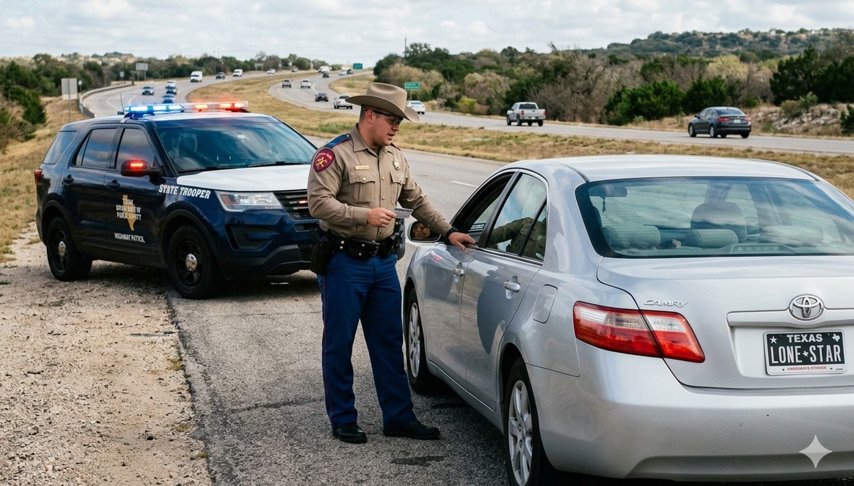 Si eres inmigrante en Texas, estos consejos pueden marcar la diferencia en una parada de tránsito (Foto: Imagen creada por Gestión MIX usando Gemini)