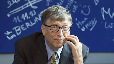 Un día como hoy, pero en 1955, nació el empresario y filántropo estadounidense Bill Gates. (Foto: EFE)
