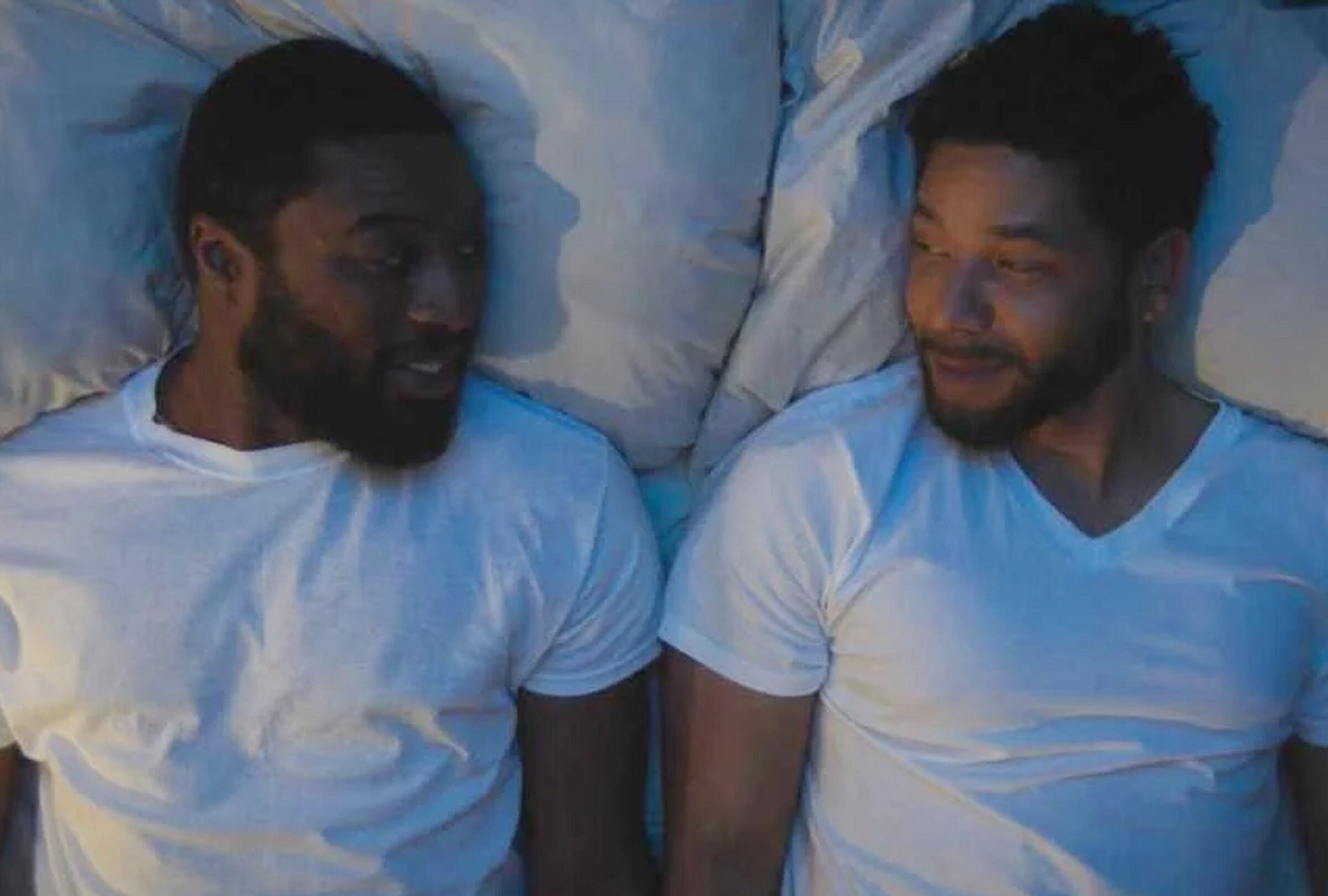 Jussie Smollett junto a Jabari Redd en la escena de la película "The Lost Holliday" (Foto: AMC Theatres Distribution)