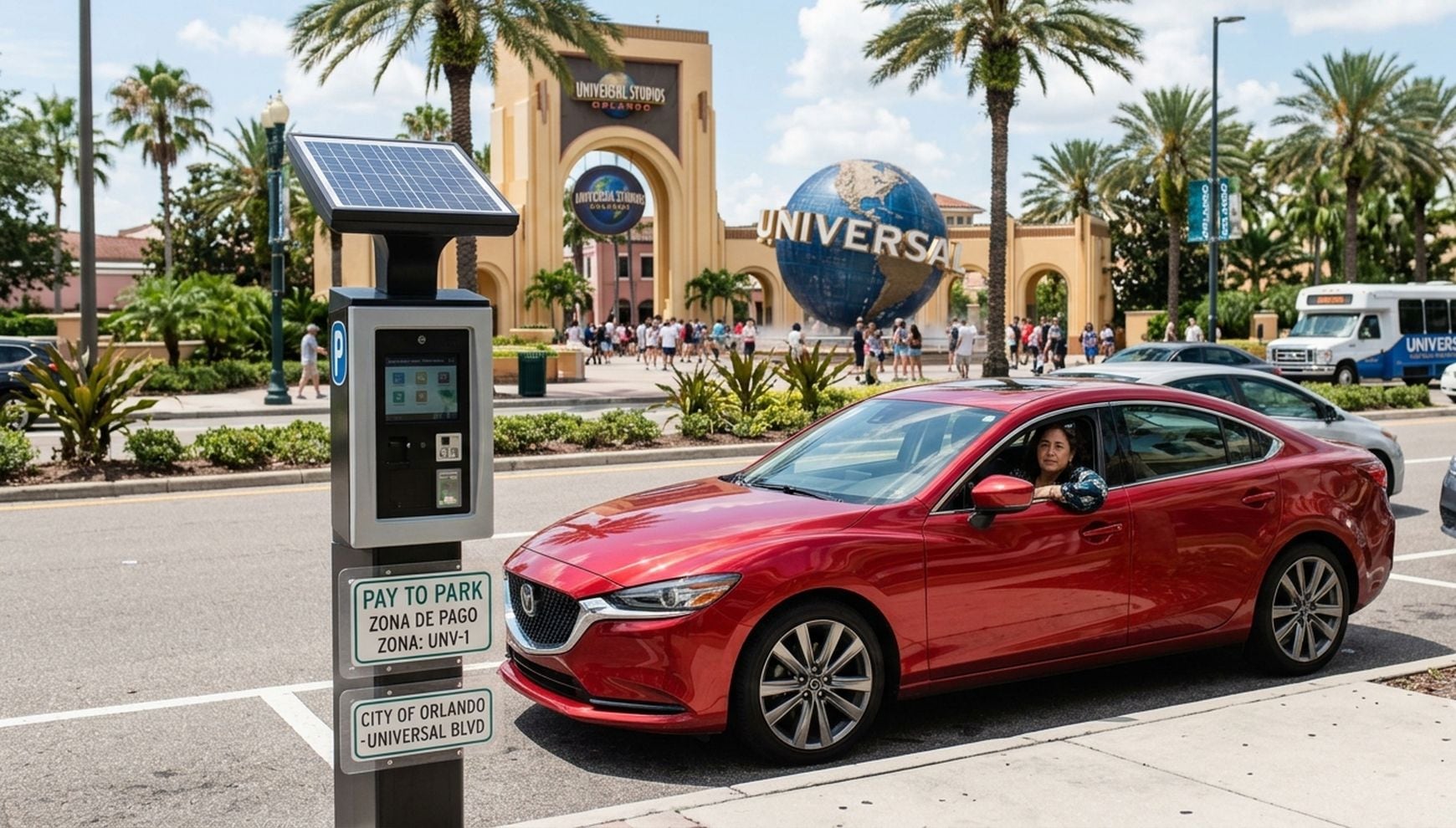 Si visitas Orlando, es importante que conozcas las nuevas normas para estacionar en la calle y en garajes (Foto: Imagen creada por Gestión MIX usando Gemini)