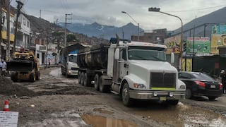 Lluvias en Lima: desbloquean puntos interrumpidos al tránsito en la carretera Central
