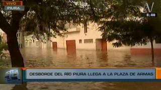 Río Piura seguirá aumentando su caudal durante las próximas tres horas