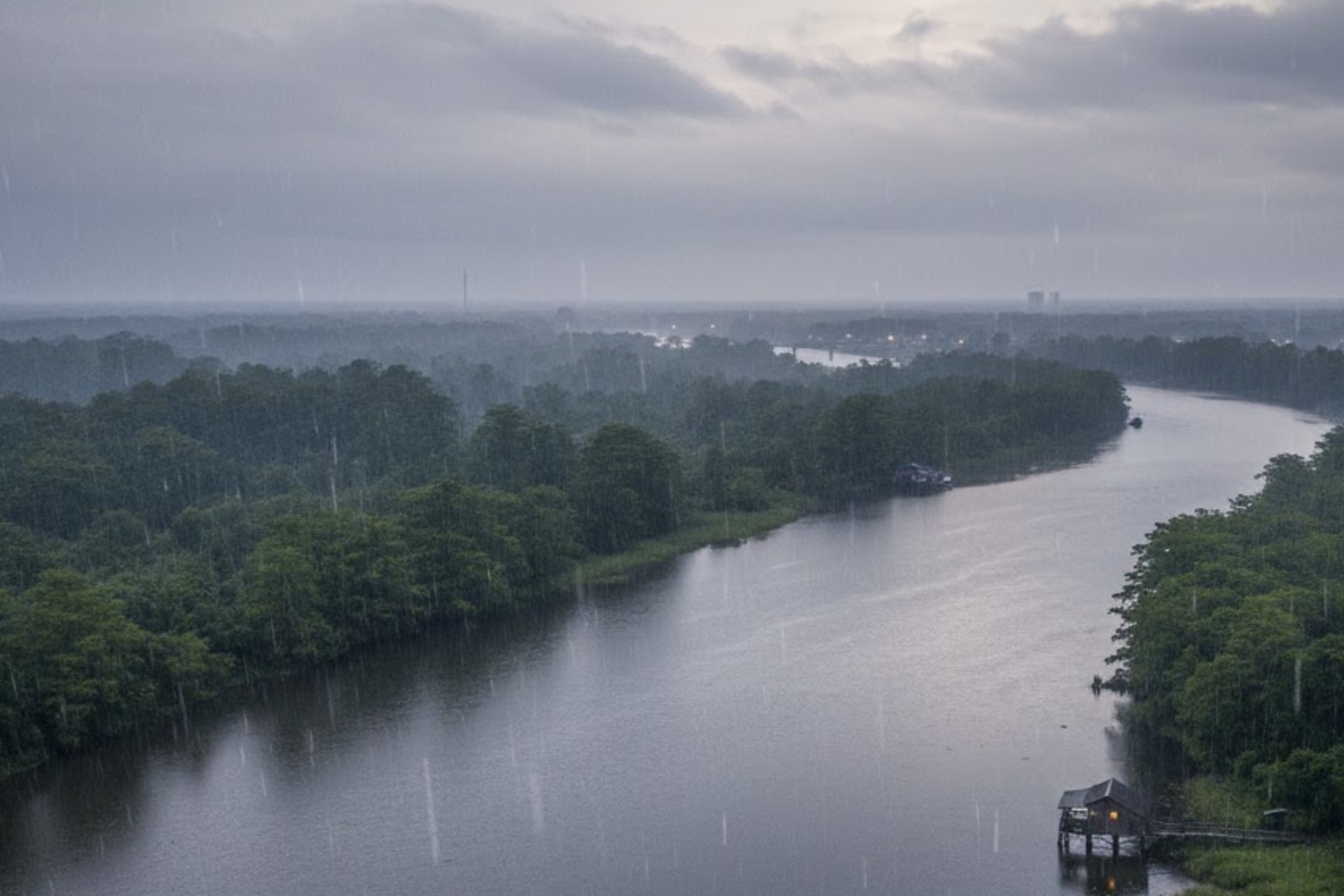 Para dicha jornada, se esperan fuertes lluvias en el valle inferior del Mississippi. (Crédito: Imagen referencial creada por El Comercio MAG usando la IA de Gemini)