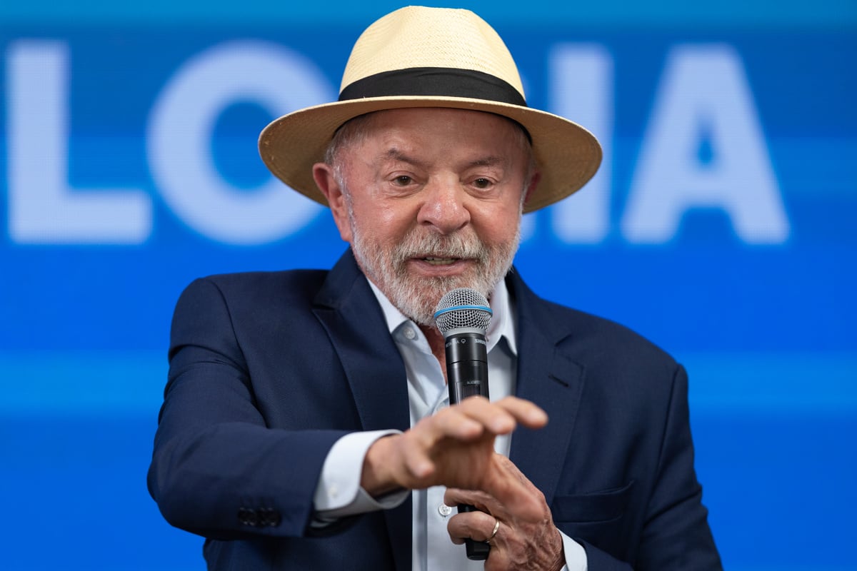 El presidente de Brasil, Luiz Inácio Lula da Silva, en la Sociedad Brasileña para el Progreso de la Ciencia (SBPC), en Sao Paulo, Brasil, el 24 de julio de 2026. (Isaac Fontana / EFE)