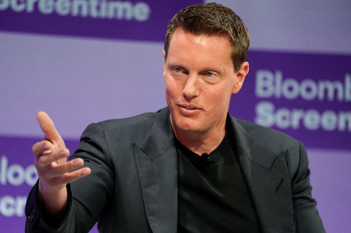 David Ellison durante el evento Bloomberg Screentime en Los Ángeles el jueves 9 de octubre de 2025. Fotógrafo: Kyle Grillot/Bloomberg